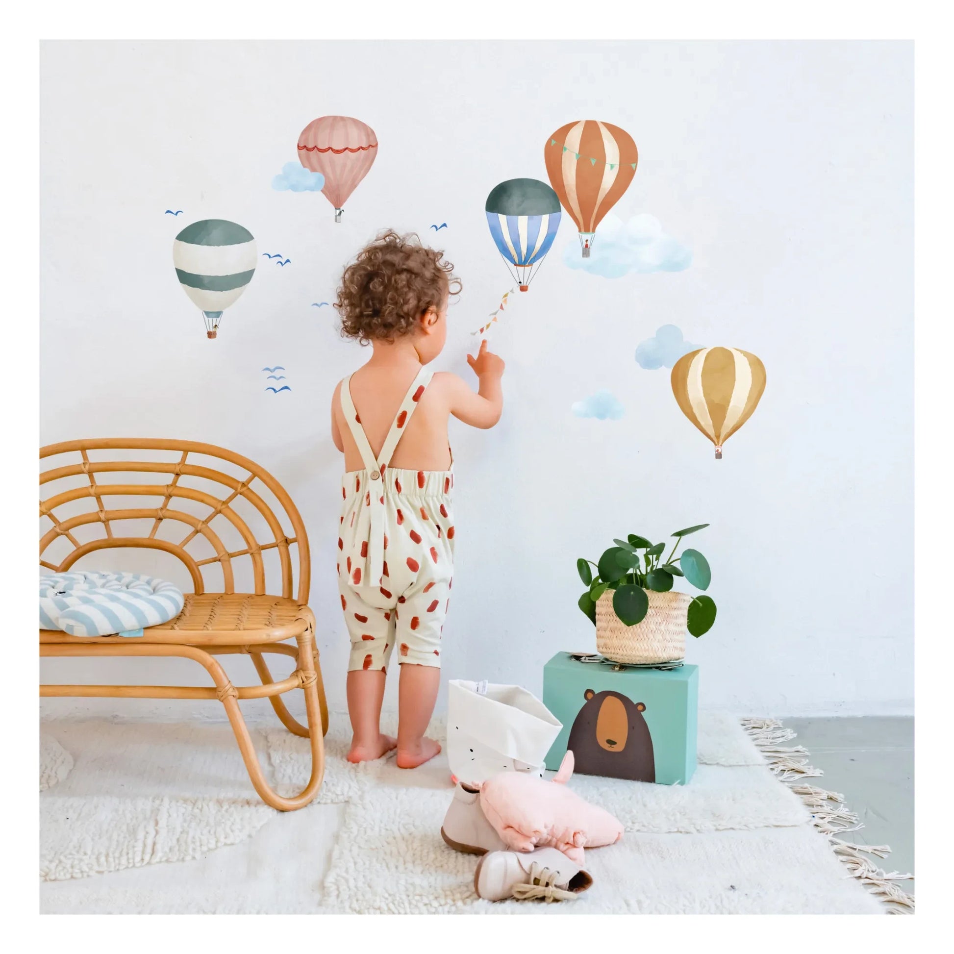 MIMI'lou - Easy Watercolour Hot Air Balloon Stickers
