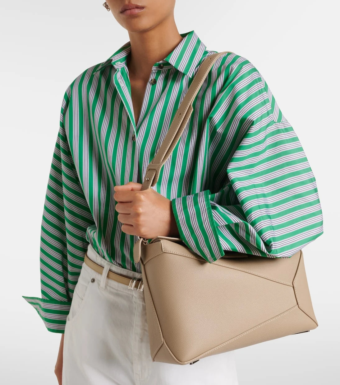 Loewe - Puzzle Edge Medium leather top-handle bag