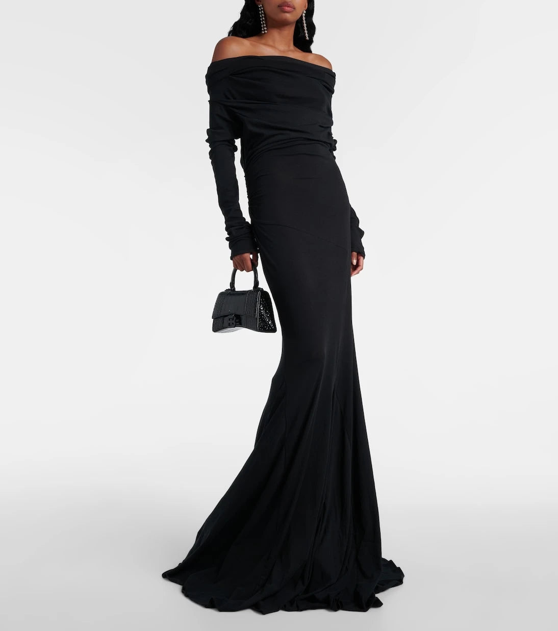 Entire Studios - Bound off-shoulder draped gown