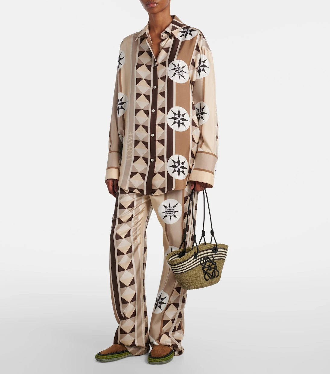 Loewe - Paula's Ibiza Anagram Small basket bag