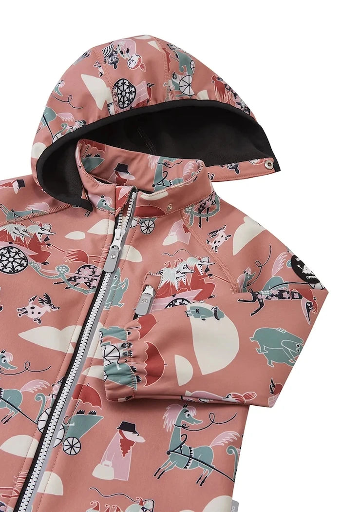 Çocuklar için softshell ceket Moomin Vantti