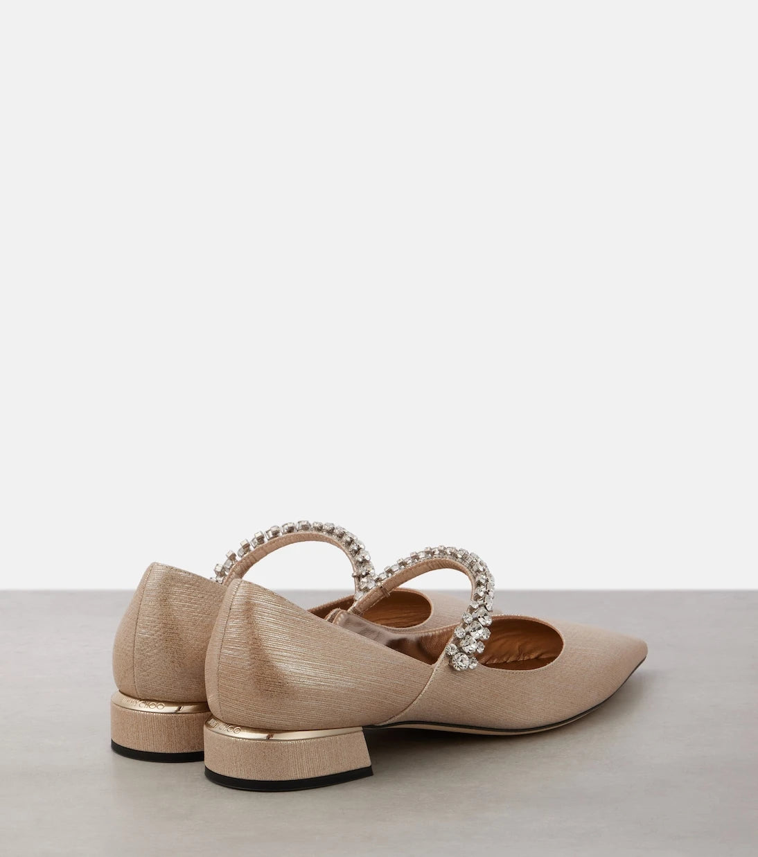 Jimmy Choo - Bing embellished leather Mary Jane pumps