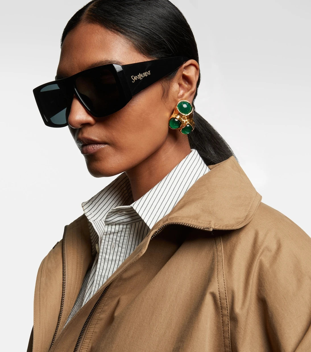 Saint Laurent - SL 832 flat-top sunglasses
