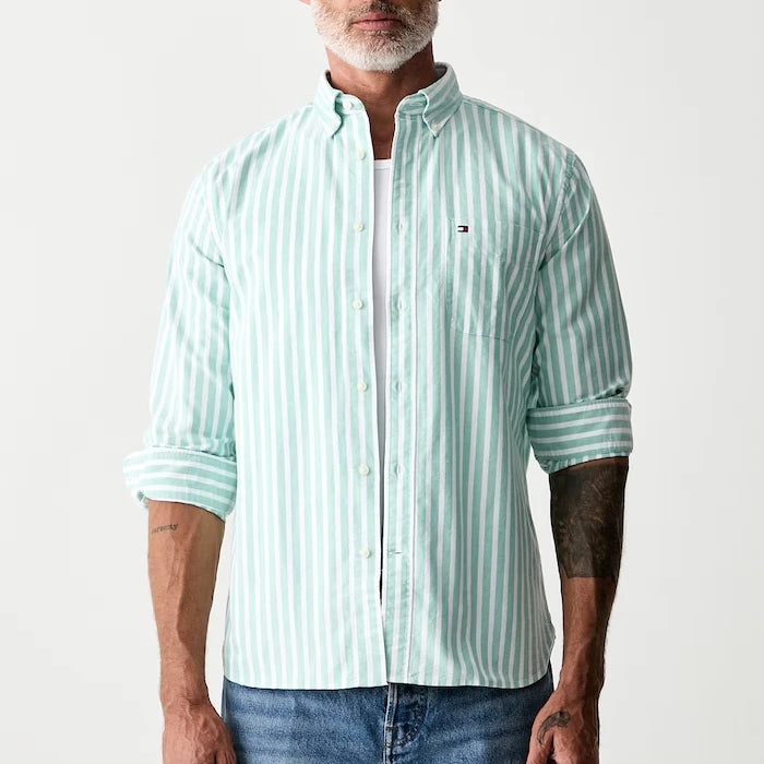 Tommy Hilfiger Erkek Pamuk Gömlek