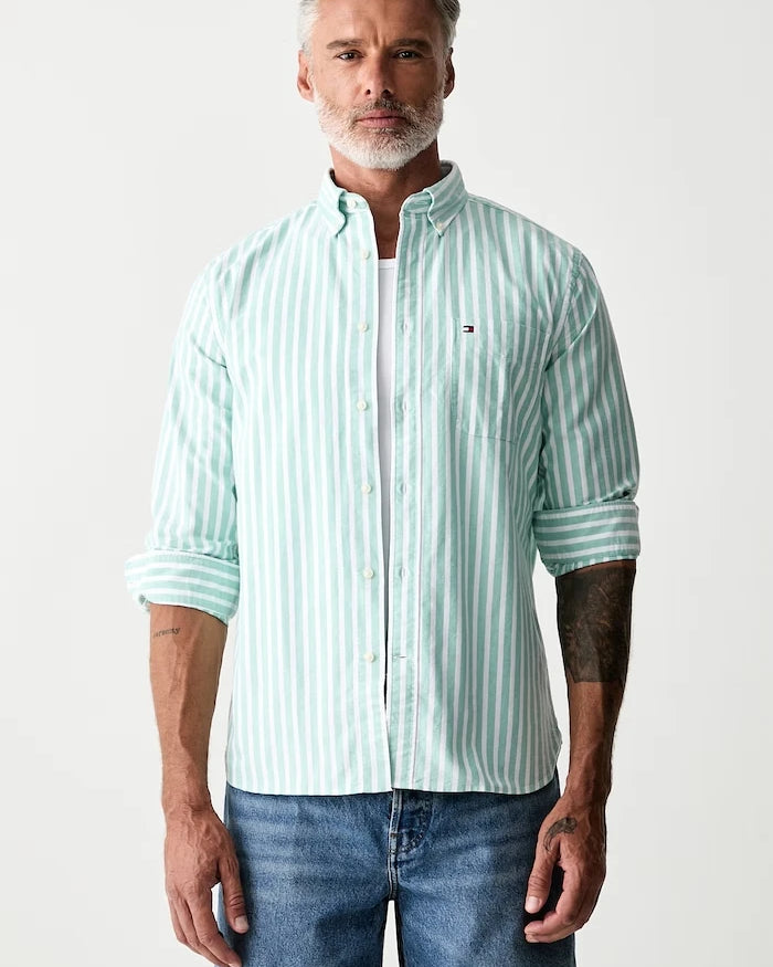 Tommy Hilfiger Erkek Pamuk Gömlek