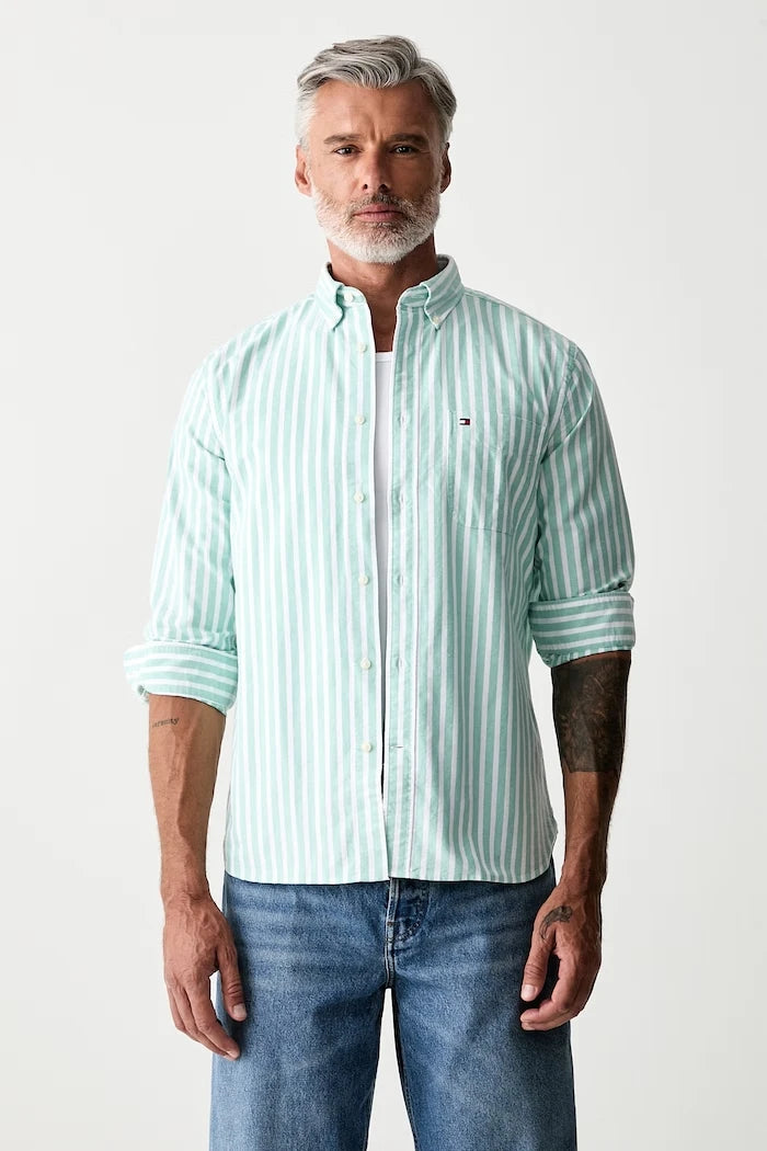 Tommy Hilfiger Erkek Pamuk Gömlek