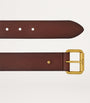 Brown Leather Motorcycle Belt