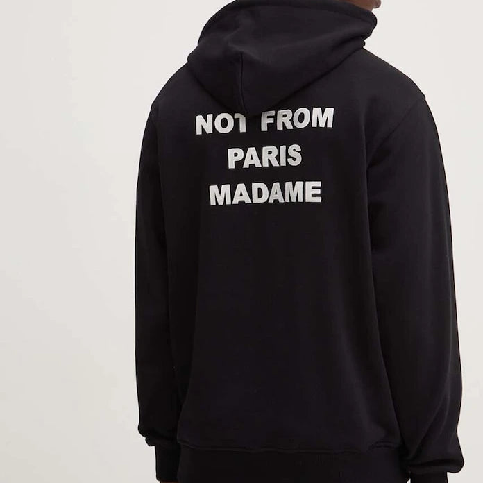 Drôle de Monsieur Le Hoodie Slogan Pamuklu Sweatshirt