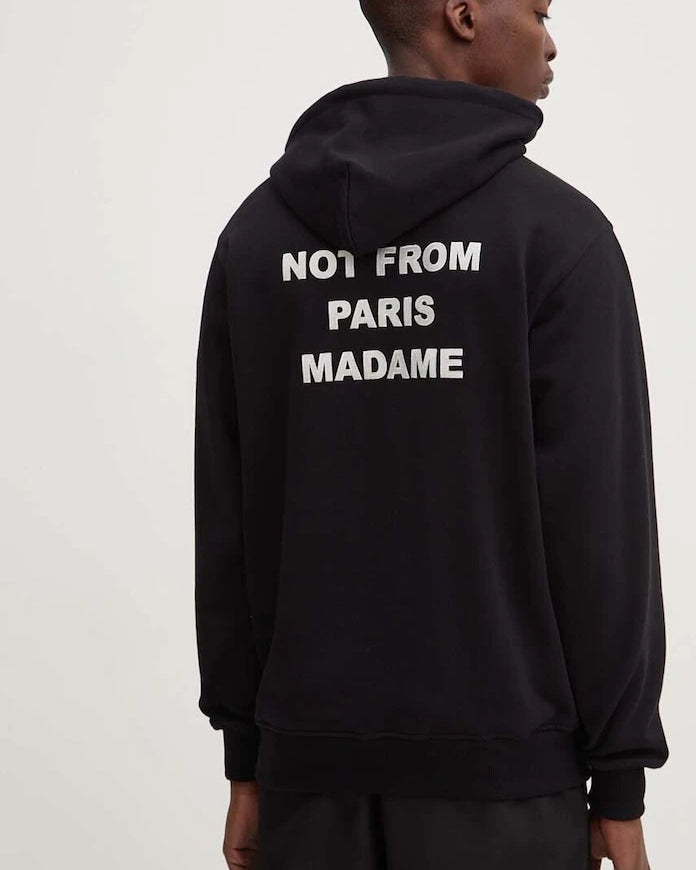 Drôle de Monsieur Le Hoodie Slogan Pamuklu Sweatshirt