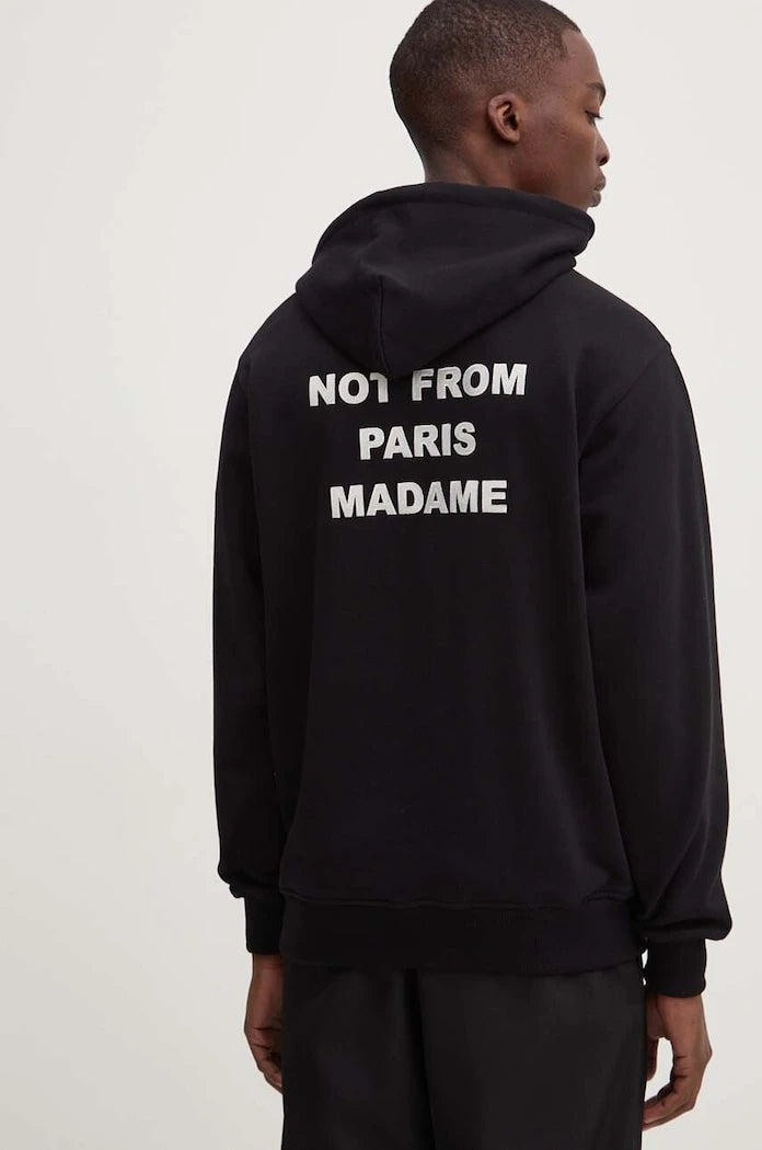 Drôle de Monsieur Le Hoodie Slogan Pamuklu Sweatshirt