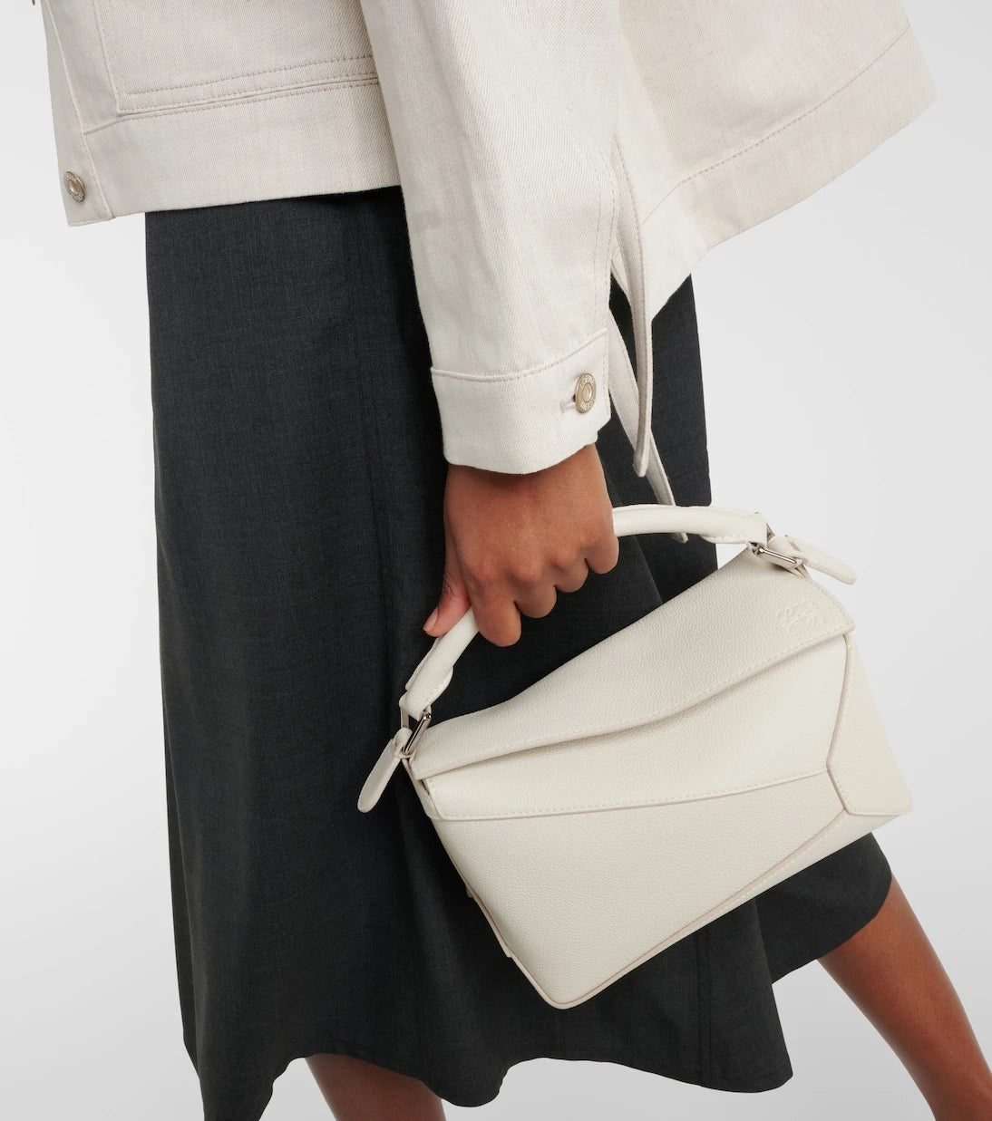 Loewe - Puzzle Small leather tote bag