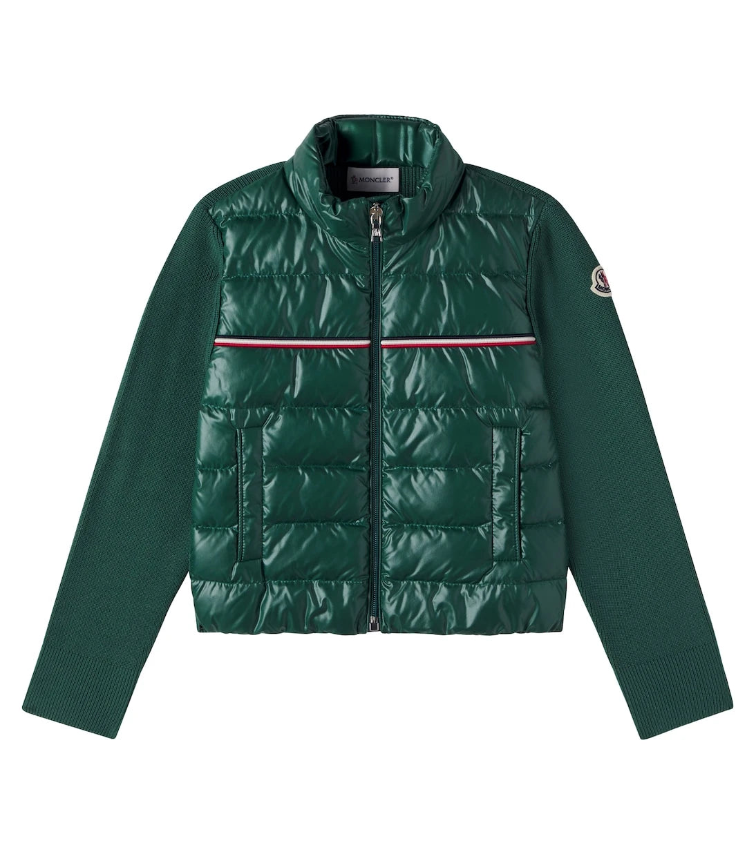 Moncler Enfant - Down-paneled cotton jacket