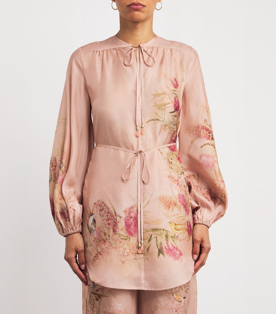 Zimmermann Silk Cascadian Tunic Top