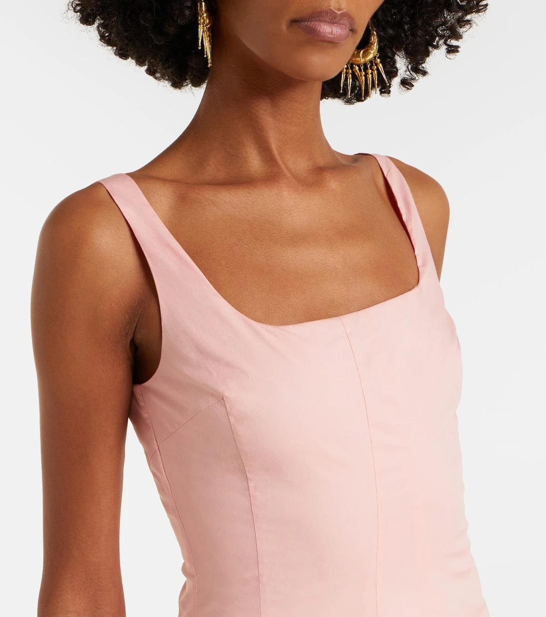 Staud - Willow cotton midi dress