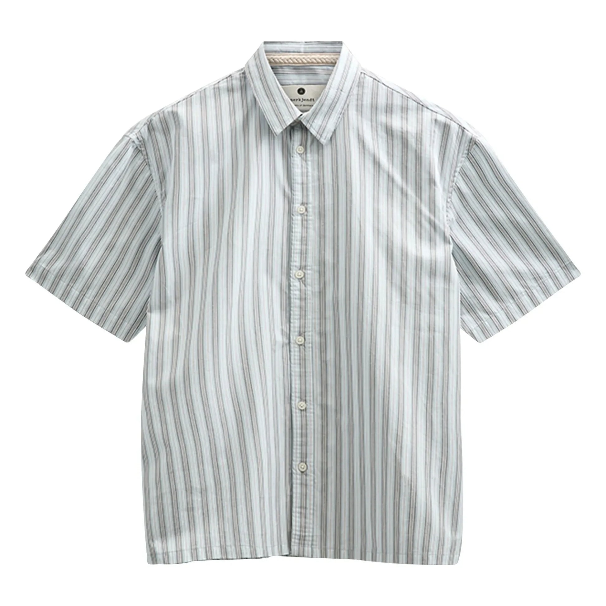 Anerkjendt - Akotto Poplin striped shirt | Light Blue