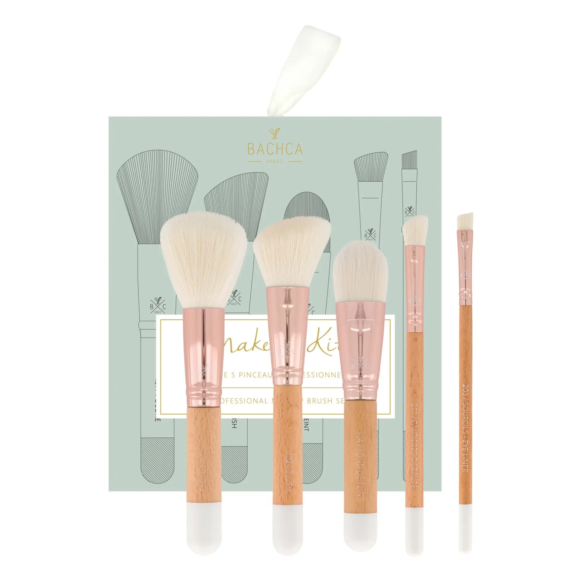 Bachca - Wooden brush set