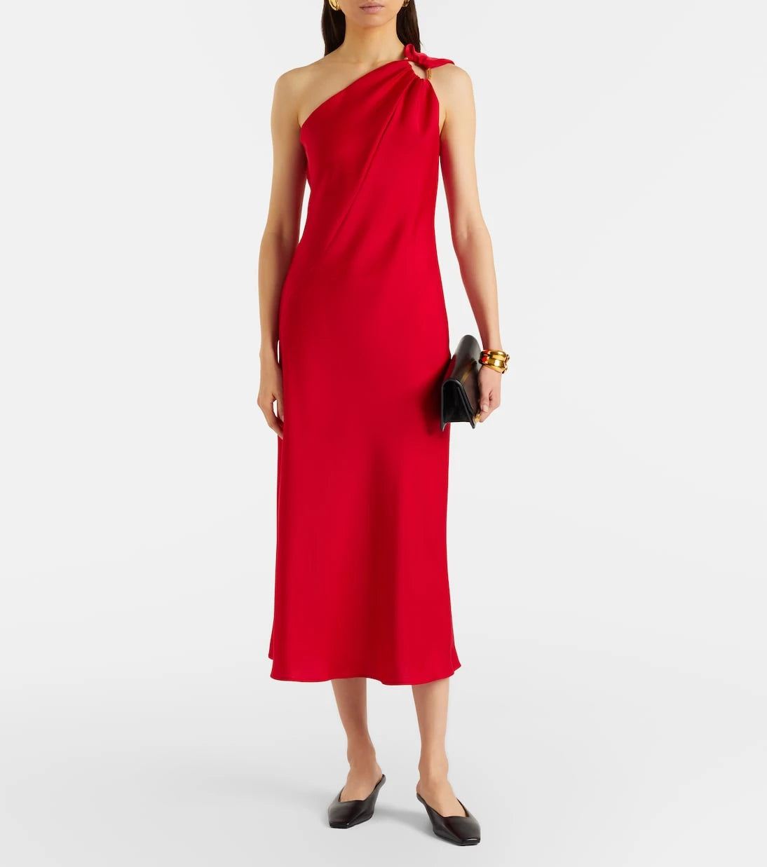 Max Mara - Entrata satin midi dress