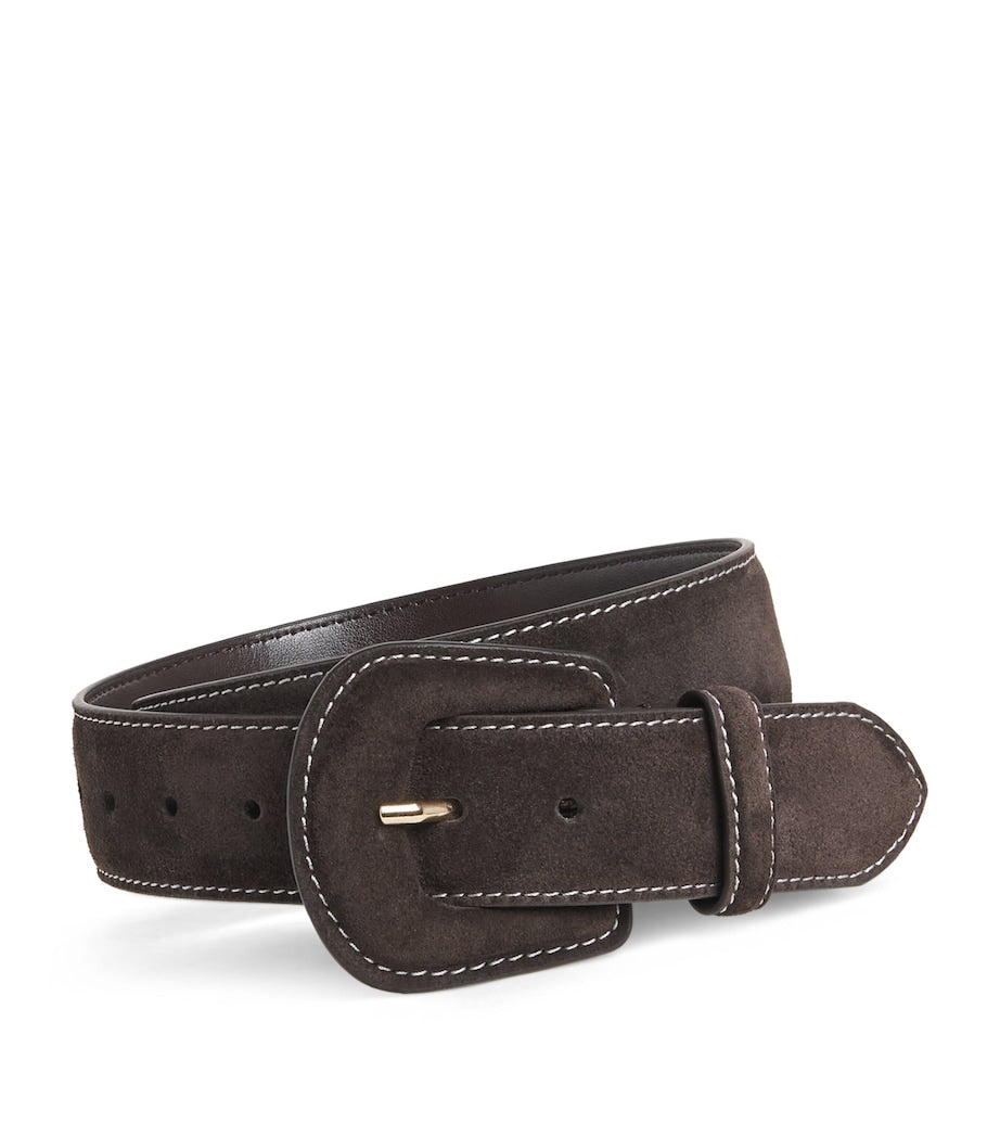 Brown Suede Belt