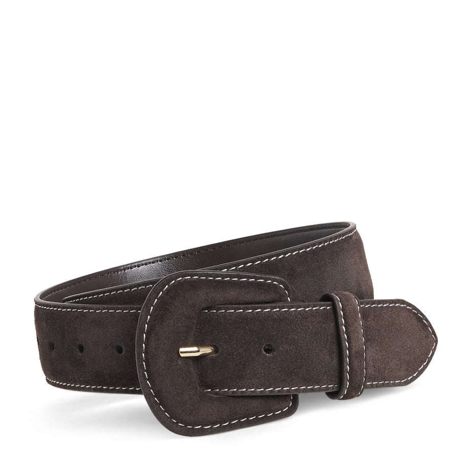 Brown Suede Belt