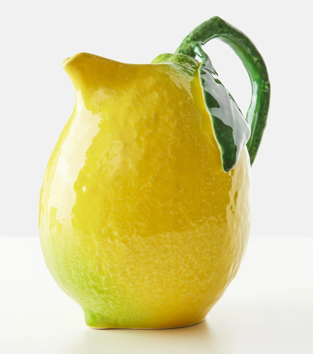 Bordallo Pinheiro - Lemon earthenware pitcher