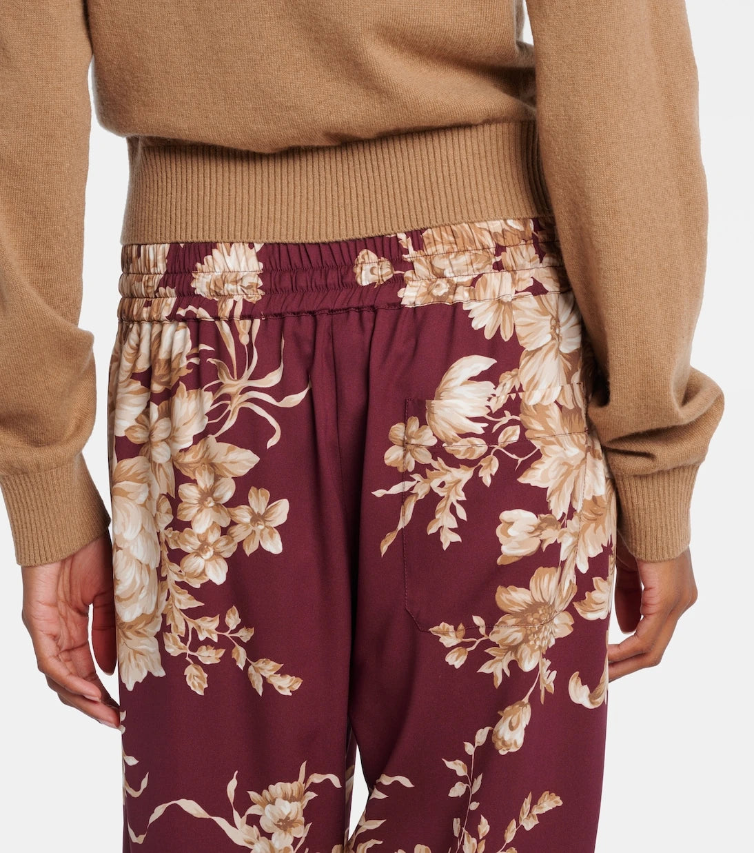 Dolce&Gabbana - Floral silk-blend wide-leg pants