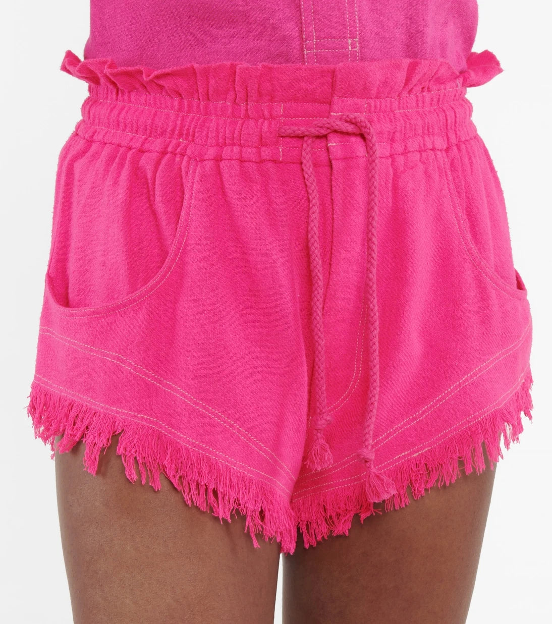 Marant Etoile - Talapiz high-rise silk shorts