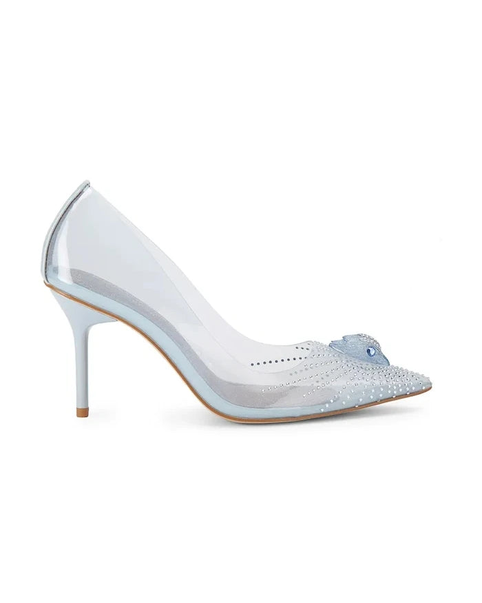 Kurt Geiger London Eagle Vinyl Court Pale Blue Topuklu Ayakkabı