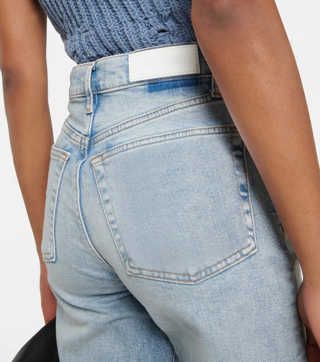 Re/Done - 70s high-rise split-hem bootcut jeans
