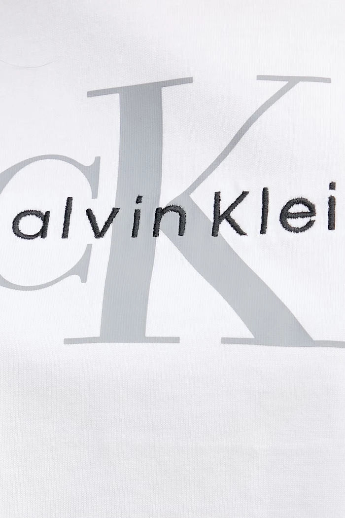 Calvin Klein Jeans къс топ дамски от памук