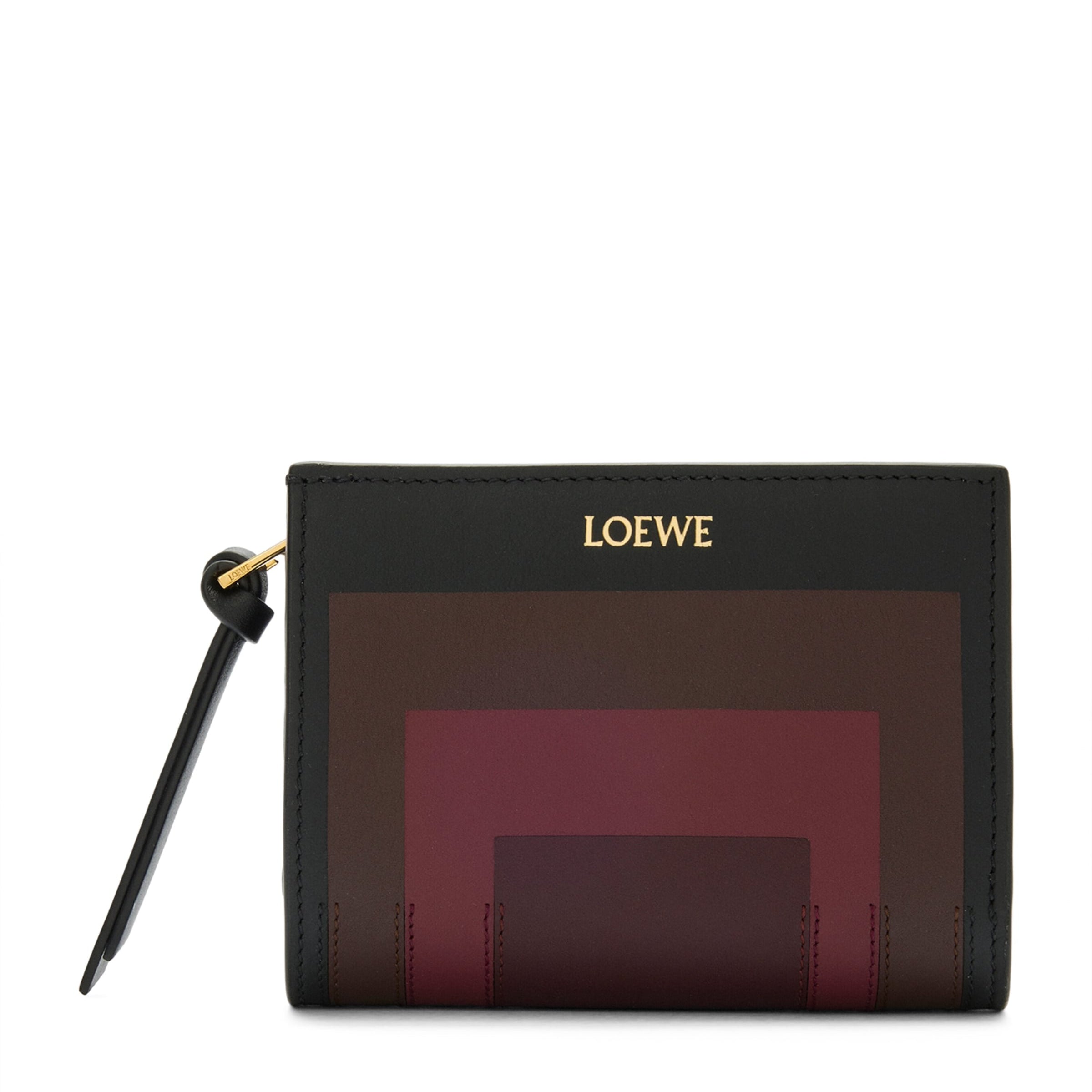 LOEWE Black x Albers Leather Compact Wallet