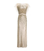 Jenny Packham Yellow Tulle Sequinned Bonnie Gown