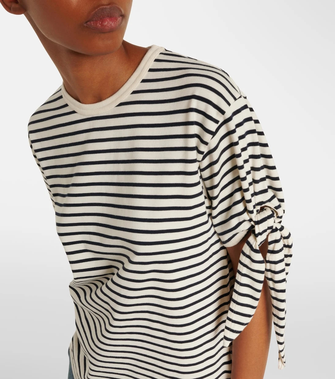JW Anderson - Striped cotton jersey T-shirt