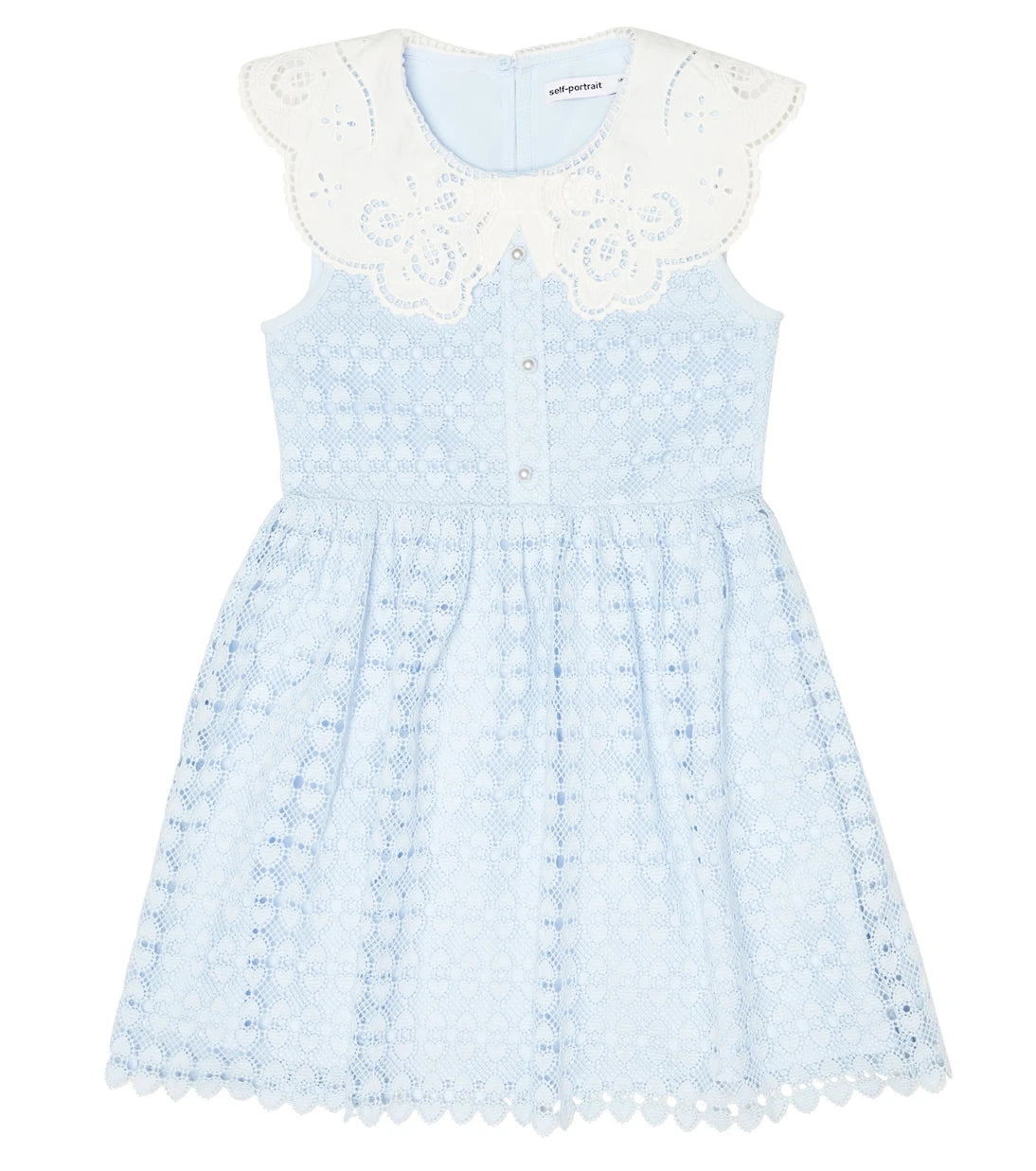 Self-Portrait Kids - Guipure lace dress
