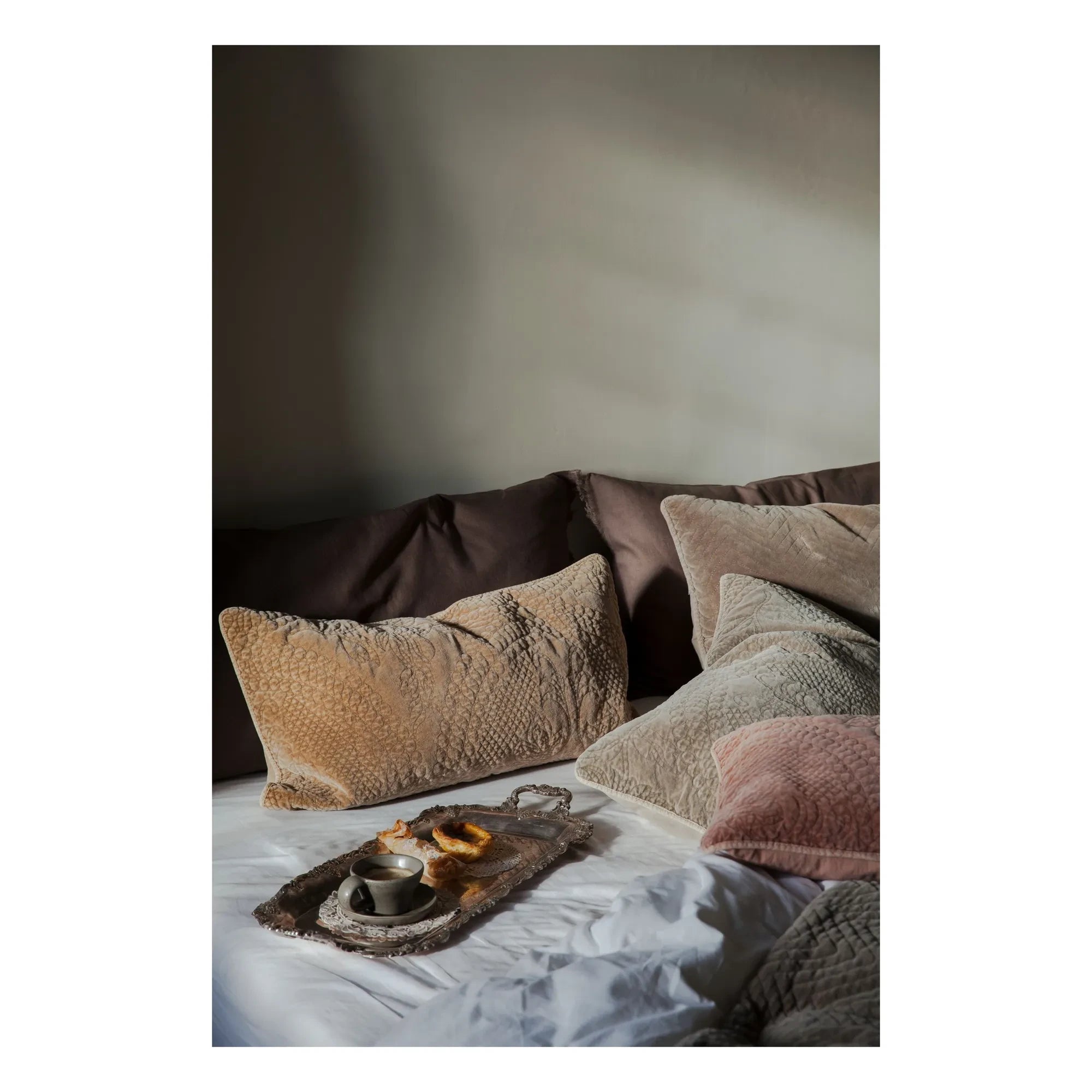 Olsson & Jensen - Sara velvet cushion cover | Blush