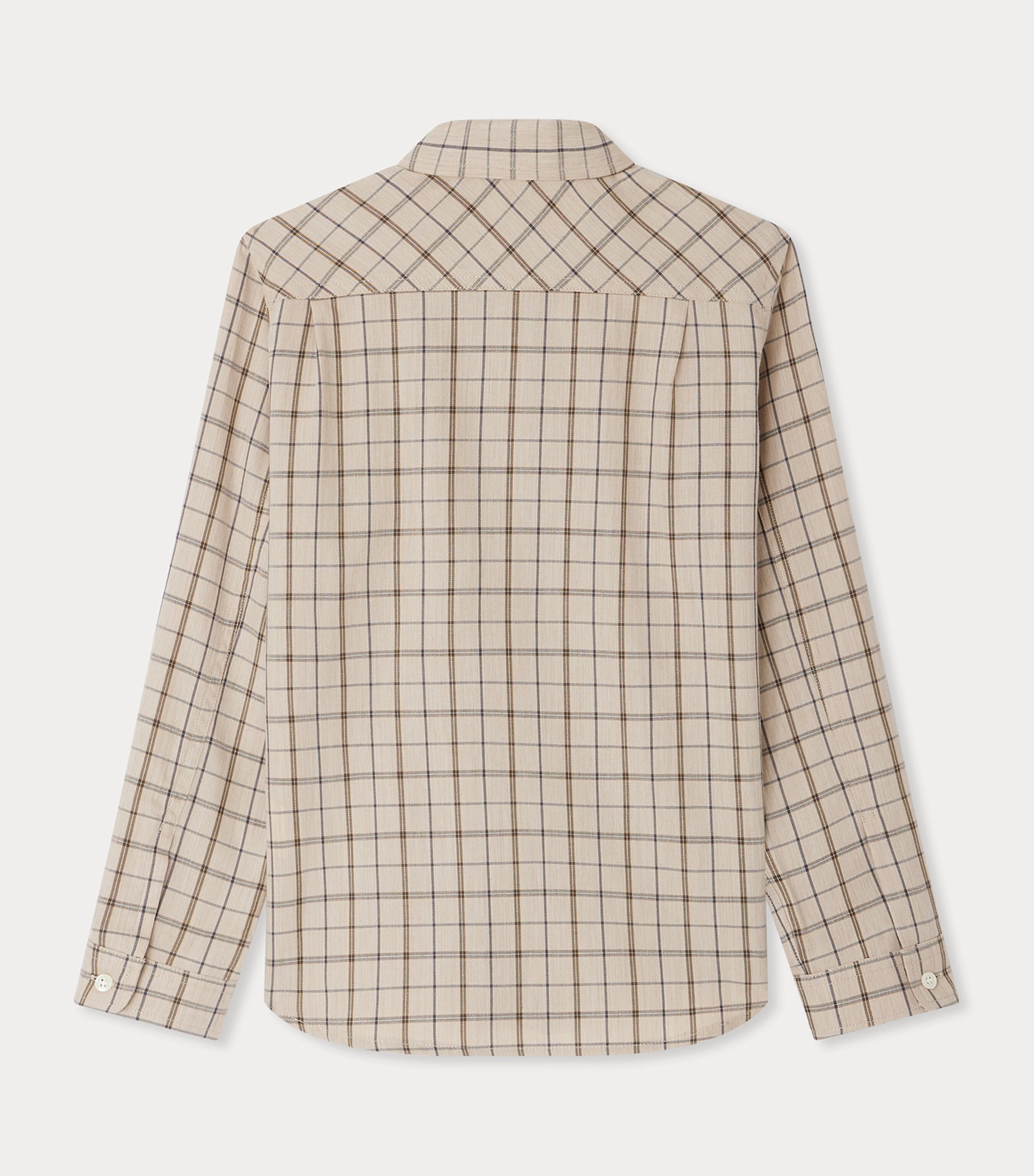 Cotton-Wool Check Shirt (4-14 Years)