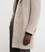 Grey Alpaca-Wool Overcoat