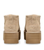 UGG Beige Classic Ultra Mini Platform Boots 50