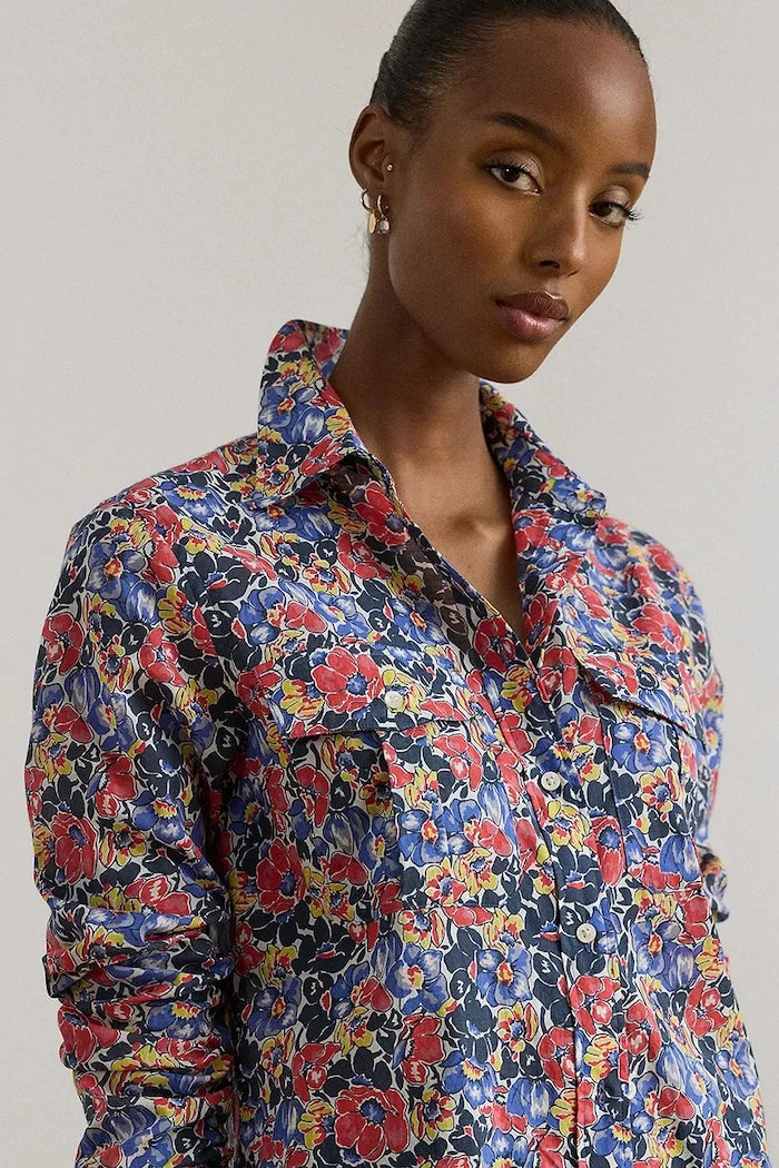 Lauren Ralph Lauren риза дамска памучна