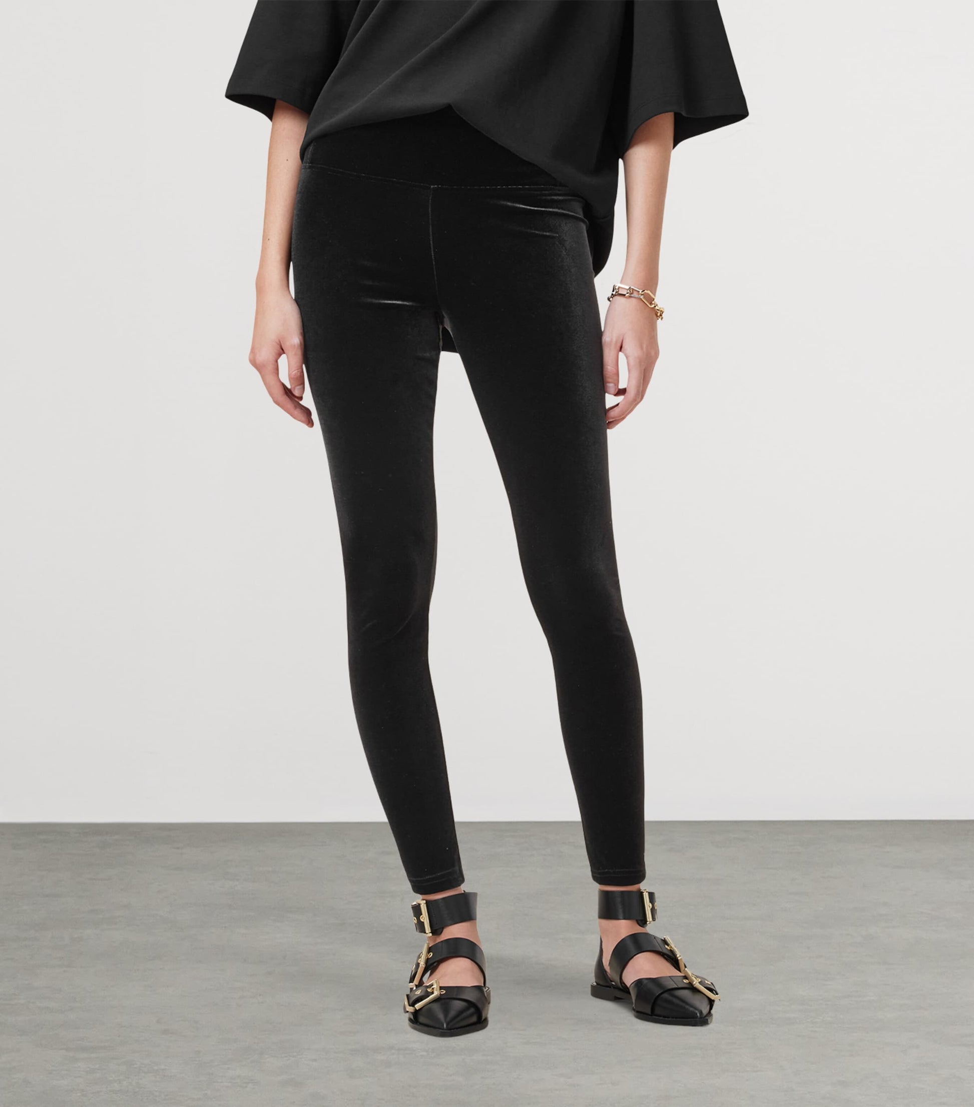 Black Velvet Cora Leggings