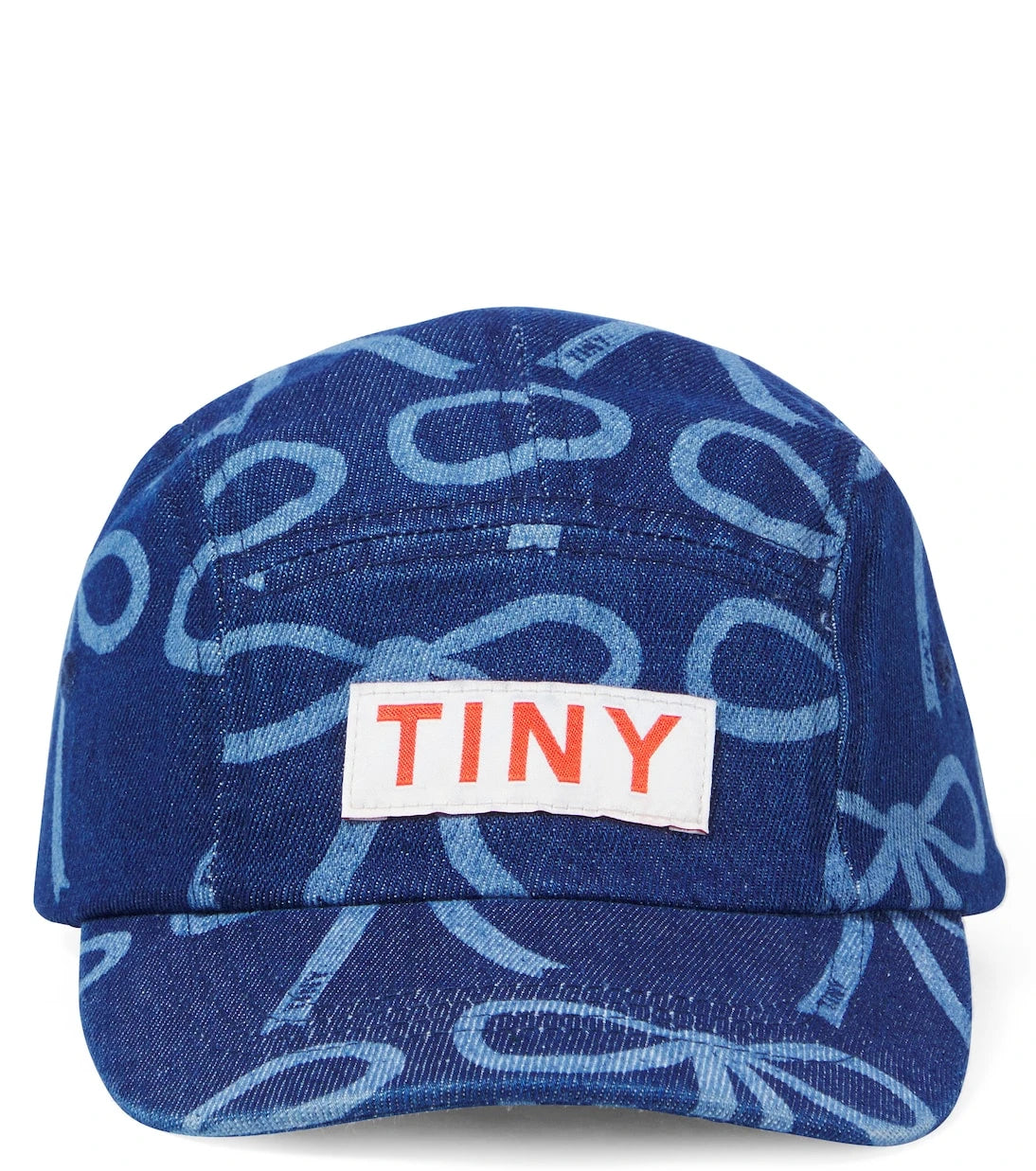 Tinycottons - قبعة بيسبول من الدنيم مطبوعة بفيونكات