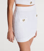 White Tweed Mini Skirt