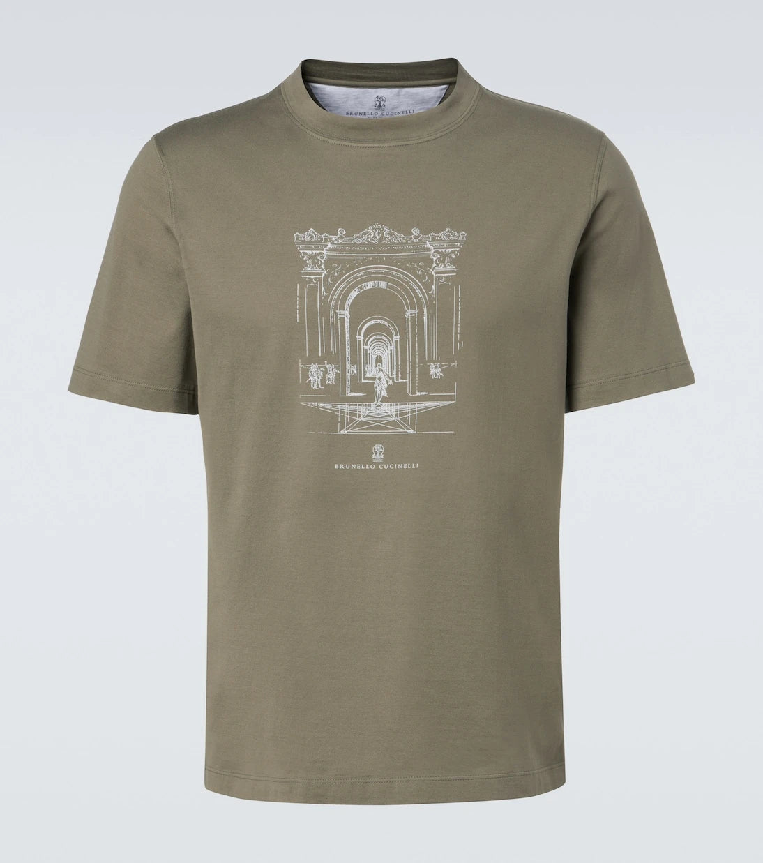 Brunello Cucinelli - Printed cotton jersey T-shirt