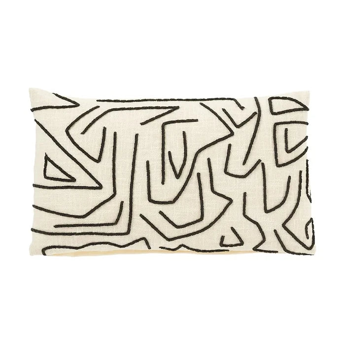 J-Line Pamuk dekoratif yastık 60 x 35 x 15 cm