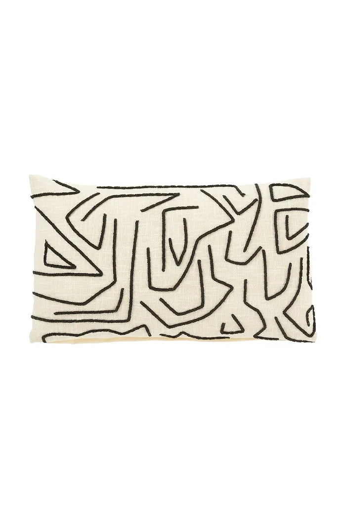 J-Line Pamuk dekoratif yastık 60 x 35 x 15 cm