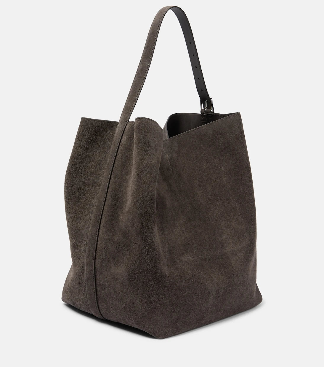 Toteme - Belted suede tote bag
