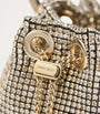 Gold Micro Embellished Bon Bon Top-Handle Bag
