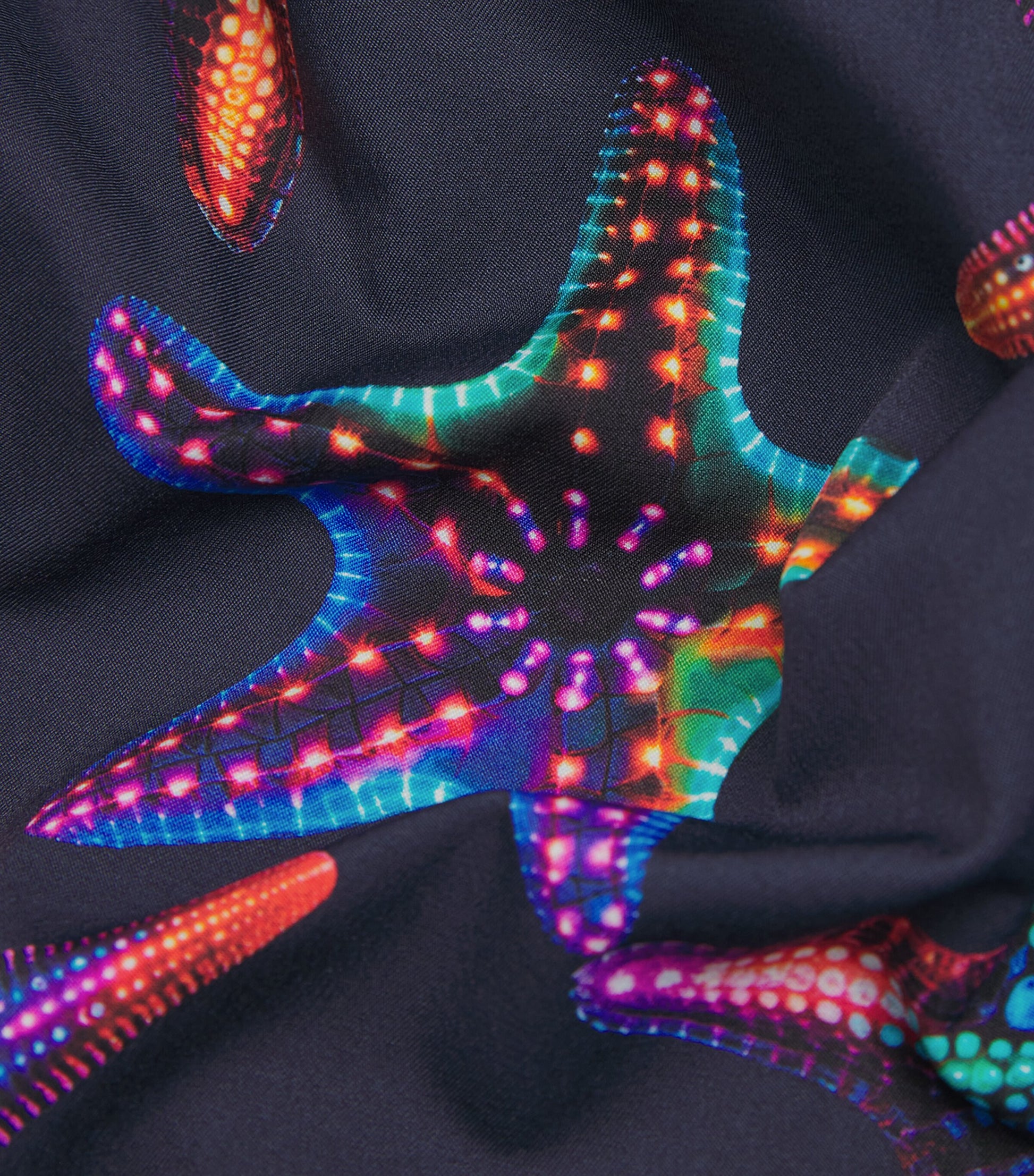 Disco Starfish Print Moorise Swim Shorts