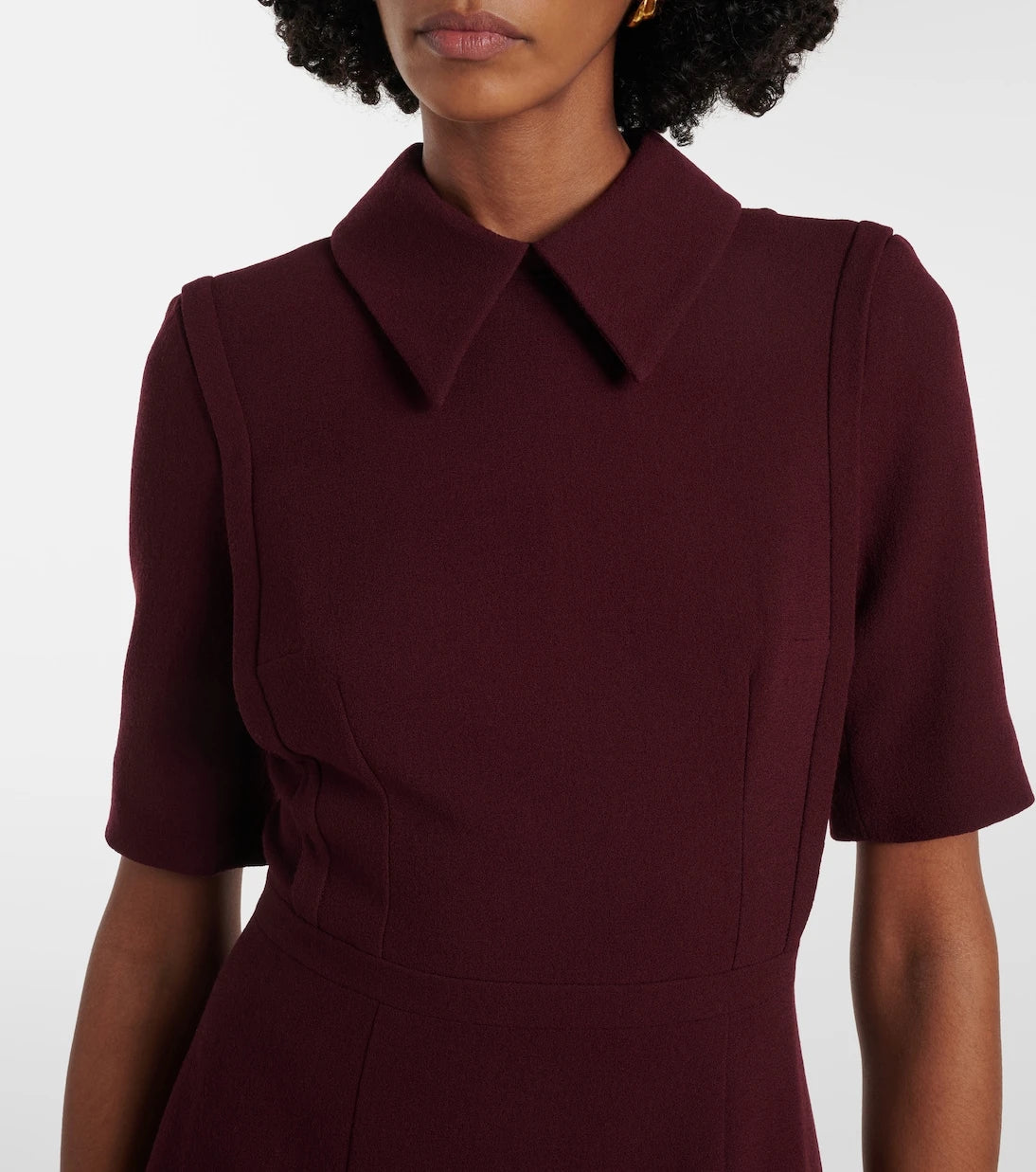 Emilia Wickstead - Valletta wool crêpe midi dress