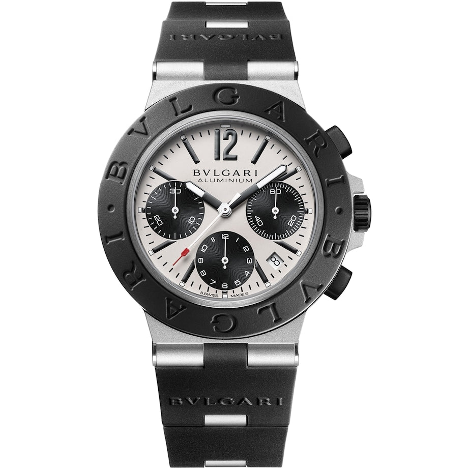 Aluminium and Titanium BVLGARI BVLGARI Chronograph Watch 41mm