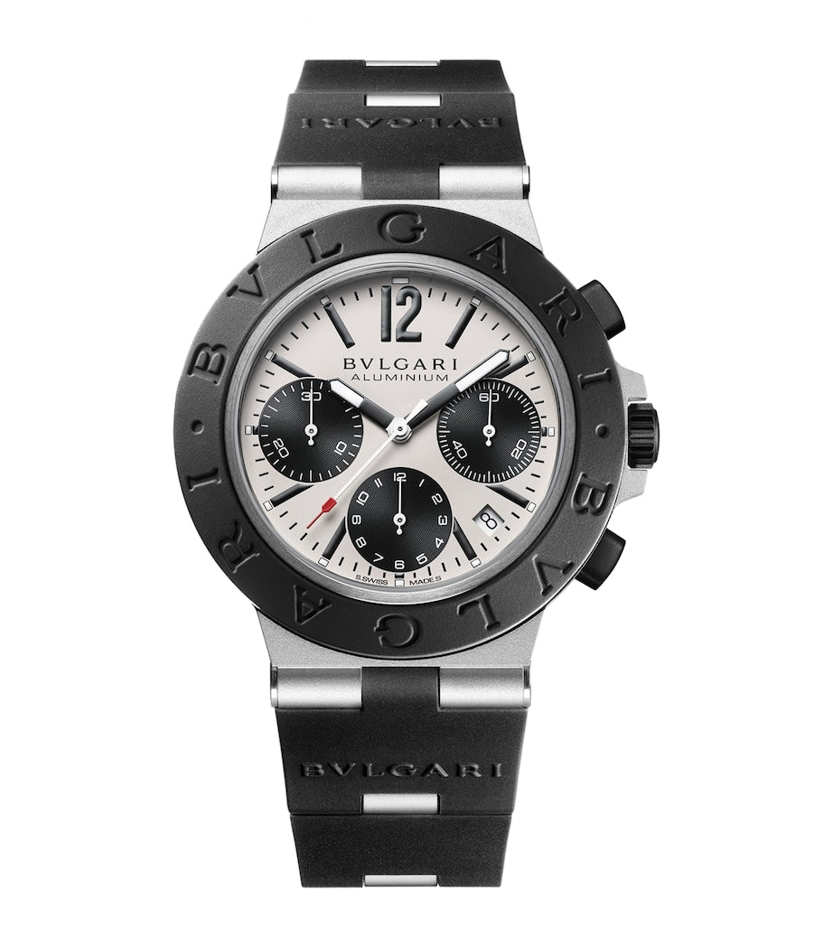 Aluminium and Titanium BVLGARI BVLGARI Chronograph Watch 41mm